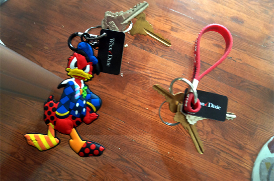 gestion des cles de l'appartement